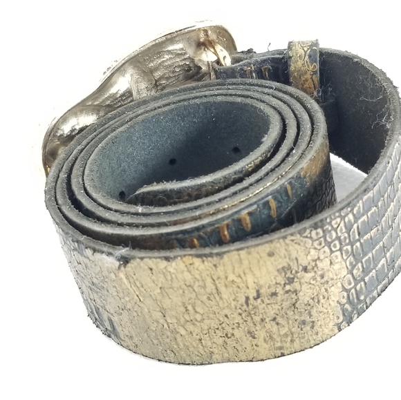 Antoniazzi Firenze Gold Blk Alligator Embossed XL - Picture 9 of 13